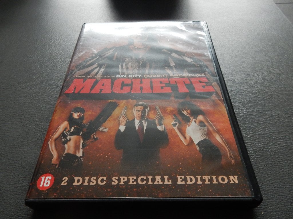 nr.903 - Dvd: machete - 2 disc - actie, Engels, Vanaf 16 jaar, Nederlands, Actie