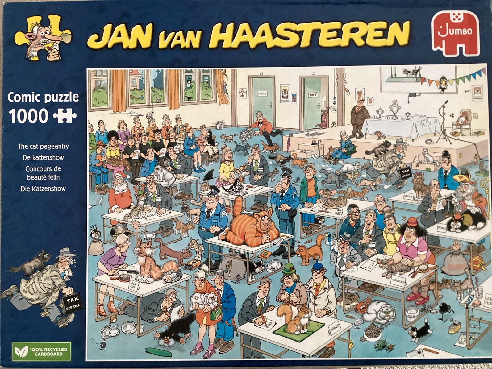 Jan van Haasteren de kattenshow 1000 stuks, Ophalen of Verzenden, Zo goed als nieuw