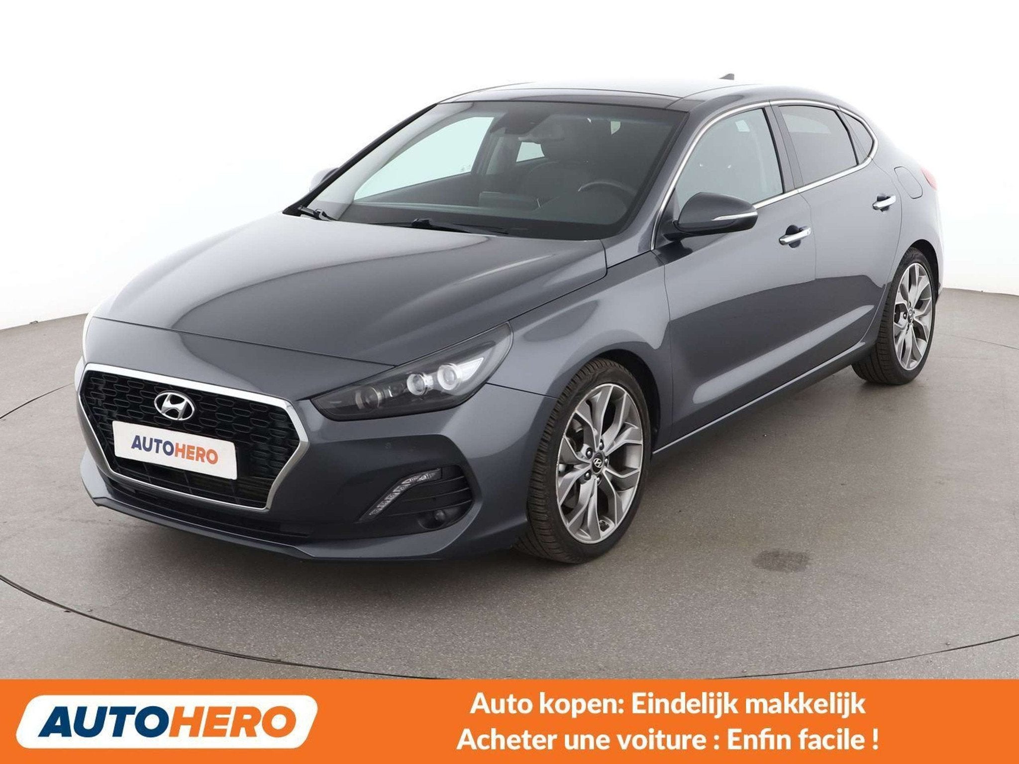 Hyundai i30 1.4 T-GDI Executive (bj 2019, automaat), Skiluik, 140 pk, Zilver of Grijs, 103 kW