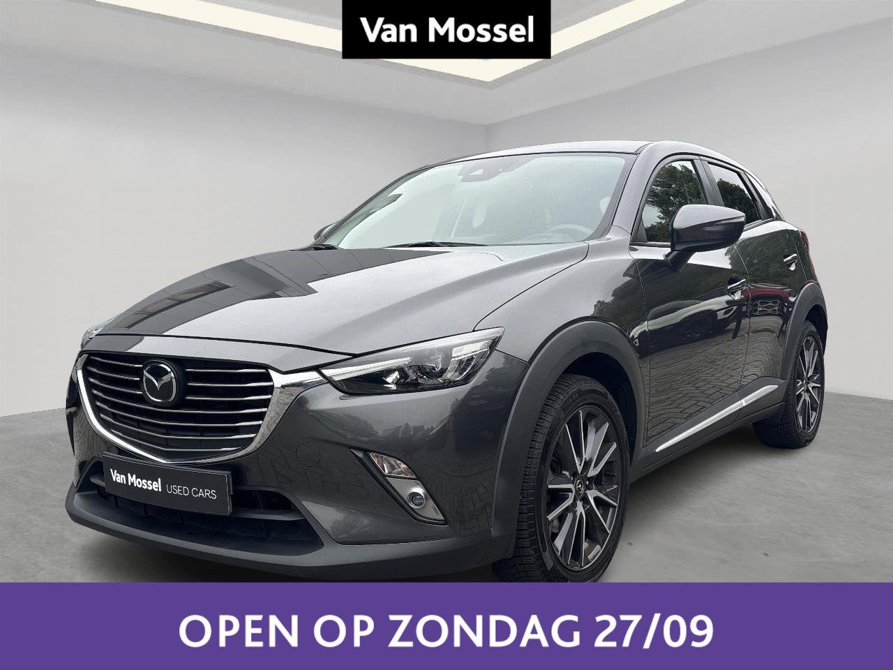 Mazda CX-3 2.0 SKYACTIV-G 88kW Aut. Skydrive (automatique), Autos, Argent ou Gris, 625 kg, Entreprise, Carnet d'entretien