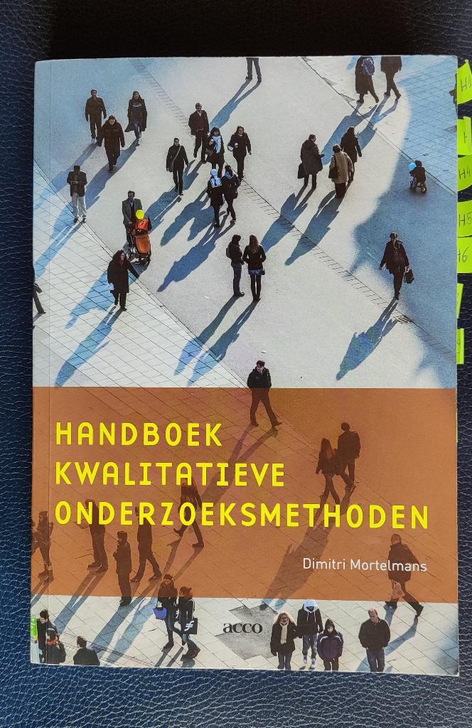 Handboek kwalitatieve onderzoeksmethoden, Boeken, Dimitri mortelmans, Sociale wetenschap, Ophalen of Verzenden, Zo goed als nieuw