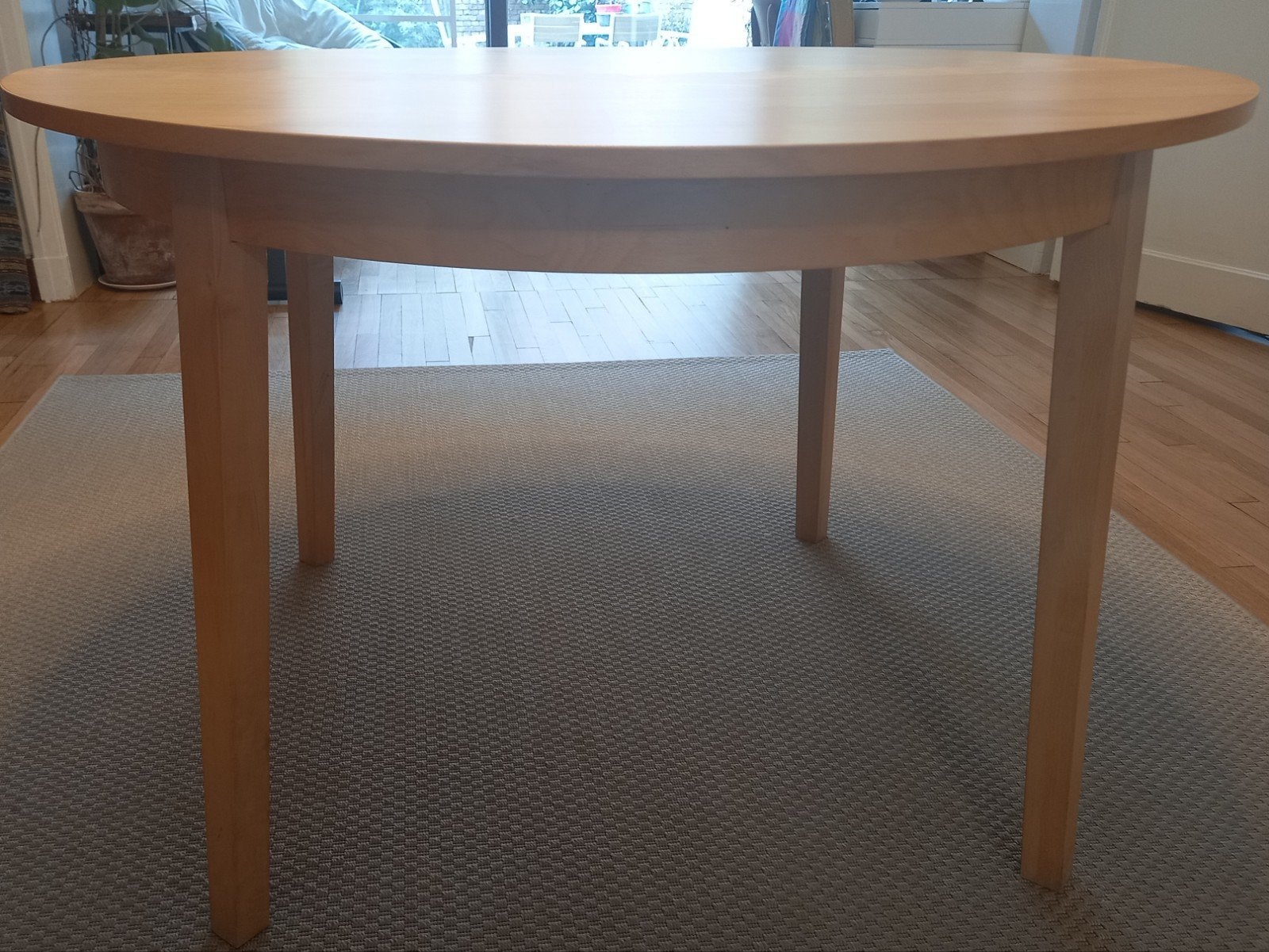 Ronde houten tafel - uitrekbaar, 150 à 200 cm, Rond, 100 à 150 cm, Enlèvement