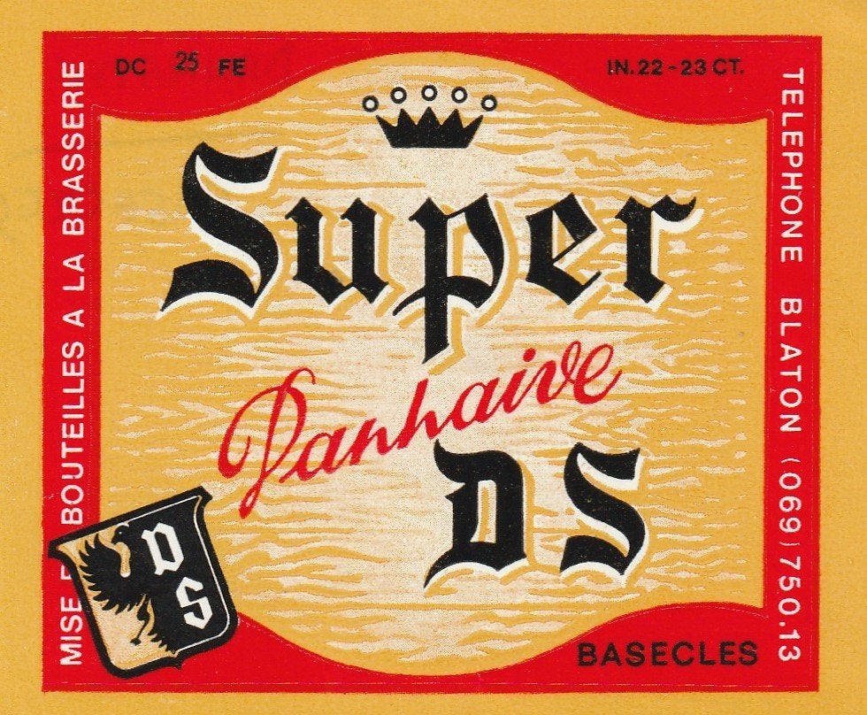 bieretiket België Danhaive Basècles : Super DS, Collections, Envoi, Utilisé, Autres types, Autres marques