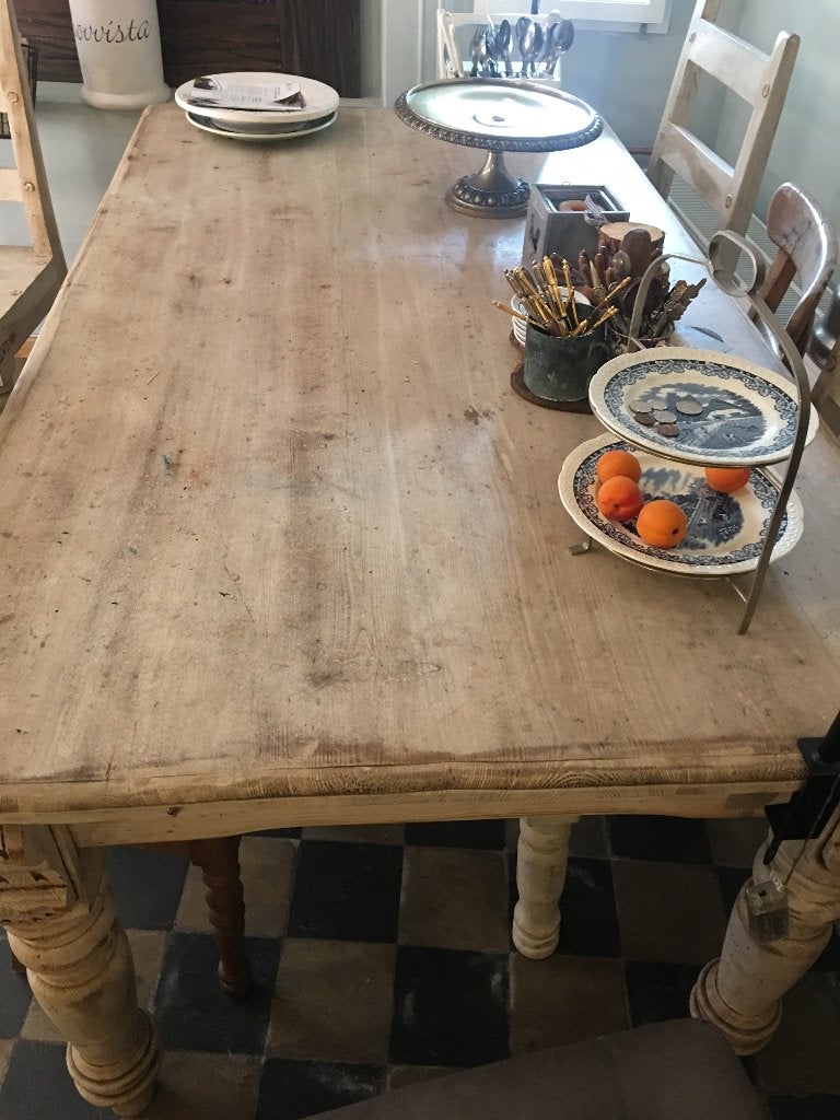 Tableau, Teck, Farmhouse, Comme neuf, 100 à 150 cm