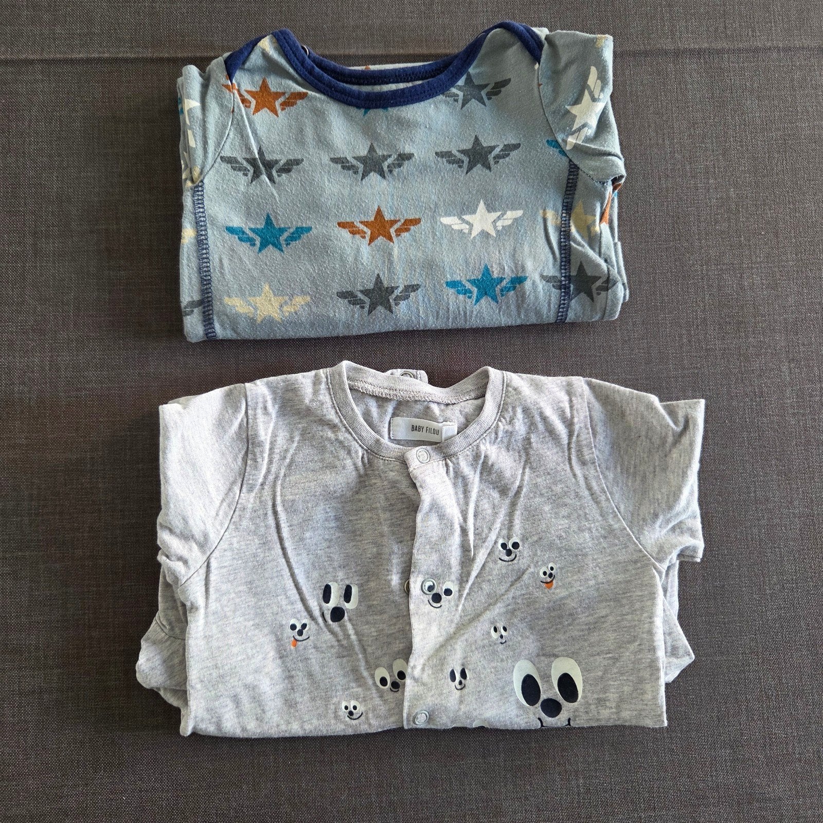 2 pyama's jongen, maat 68, Kinderen en Baby's, Ophalen, Zo goed als nieuw, Jongetje, Nacht- of Onderkleding