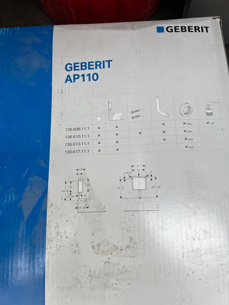 Geberit, Ophalen, Toilet