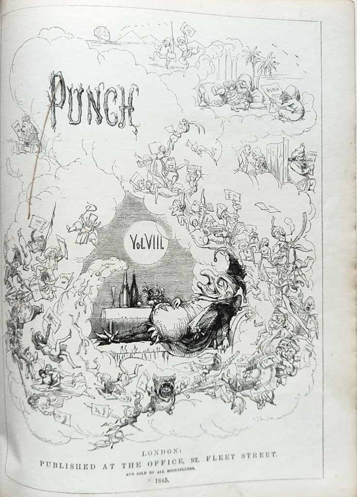 Punch 2 bundels - 1844 - 1845, Ophalen of Verzenden
