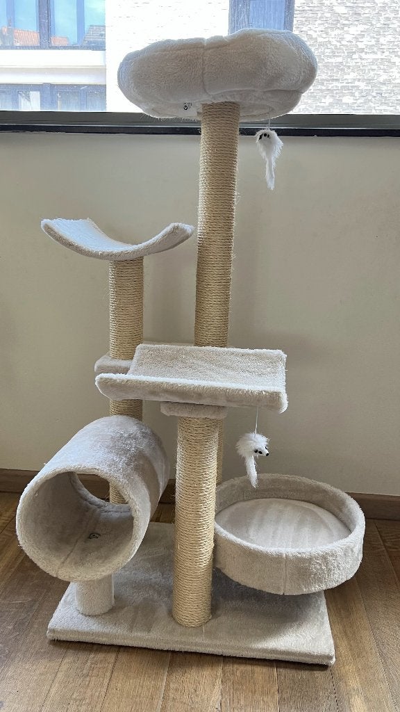 Arbre à chat avec griffoirs et plateformes, Enlèvement, Comme neuf, Pièces de meubles à gratter