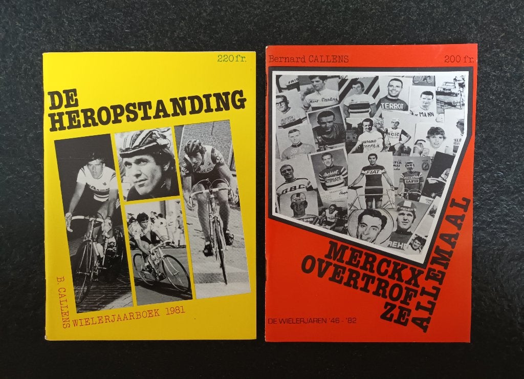 Wielerboeken (2 stuks), Boeken, Sportboeken, Verzenden, Zo goed als nieuw, Bernard Callens, Lopen en Fietsen