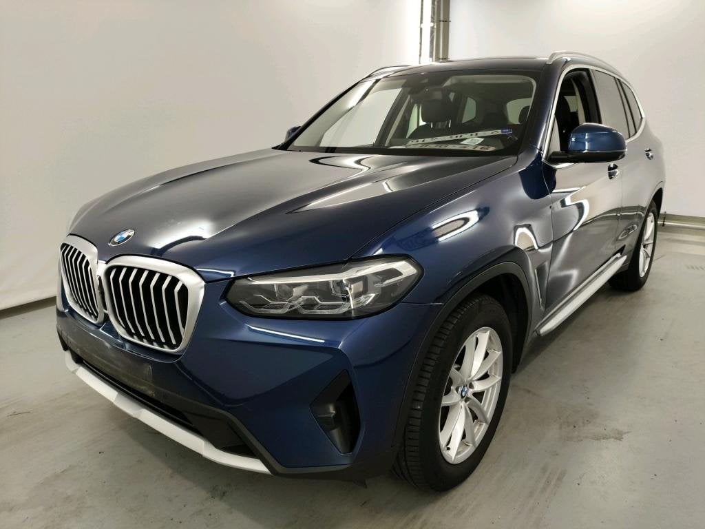 Bmw X3Da Euro 6 M. 2022 Face-lift, Auto's, BMW, Automaat, Dealer onderhouden, Blauw, Leder