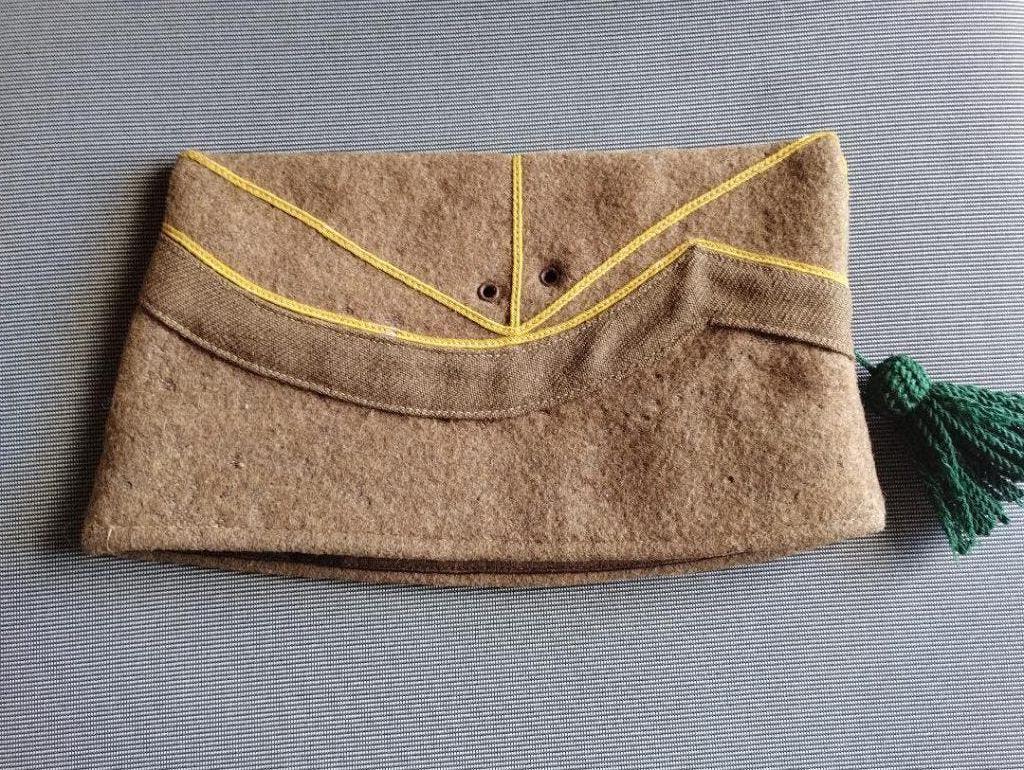 calot chasseur a pied  m15 belge, Collections, Enlèvement ou Envoi, Armée de terre, Casque ou Béret