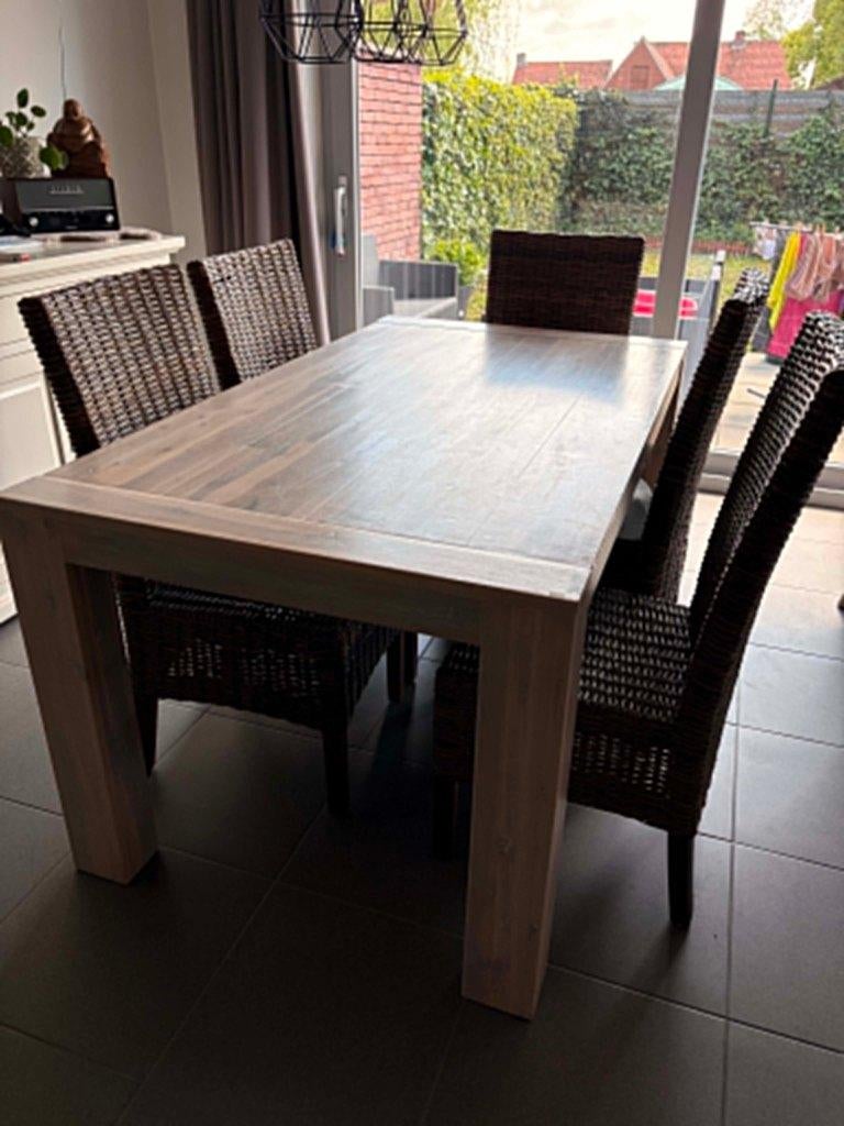 Eetplaats + hallkastje te koop €300, Maison & Meubles, Salles à manger complètes, Enlèvement