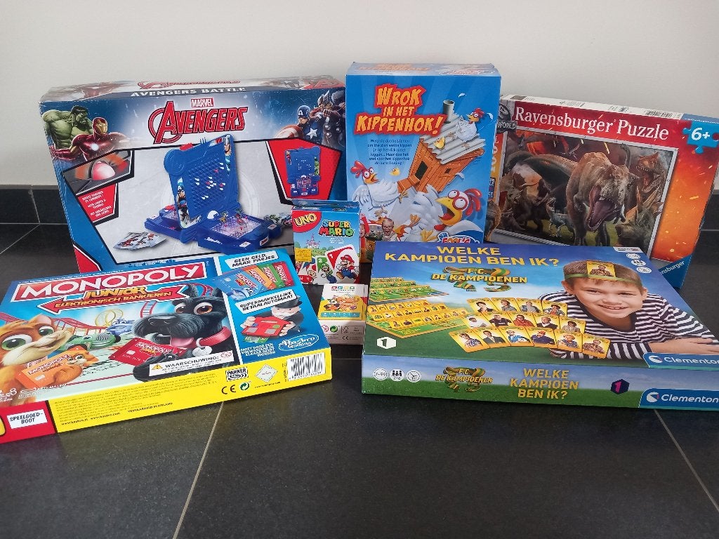 pakket gezelschapsspellen, Ophalen of Verzenden, Gebruikt