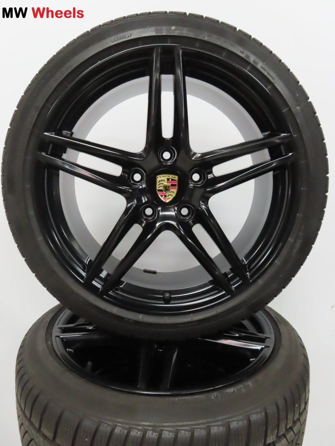 Porsche 19 inch velgen 911 991 MKII 2 en 2 S winterbanden, Pneus et Jantes, Pneus hiver, Véhicule de tourisme, -