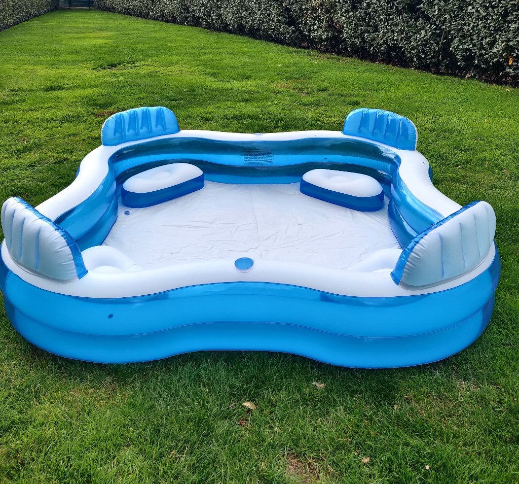 Piscine familiale INTEX pour 4 personnes 229x229x66cm, Neuf, 200 à 400 cm, Piscine gonflable, Enlèvement ou Envoi