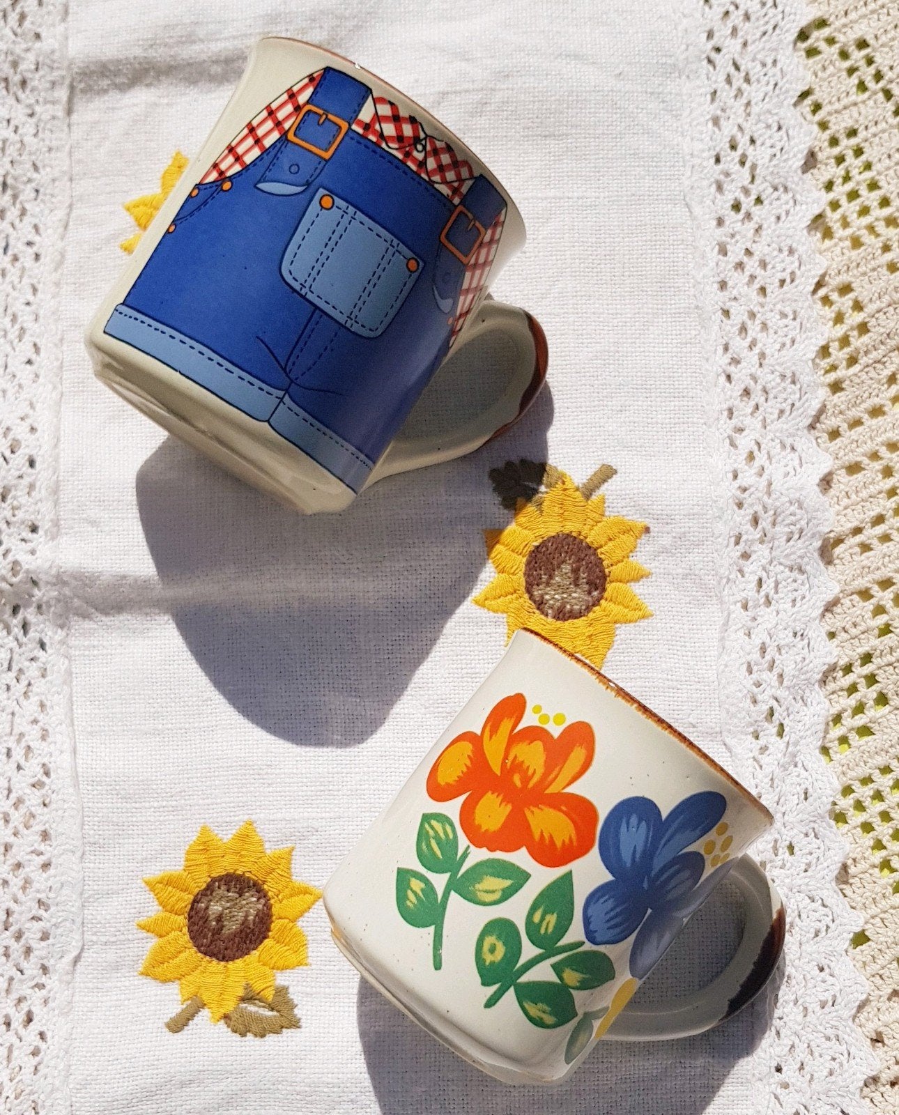 Mignons 🌿MUGS vintage fleurs et  autre🌿, Antiquités & Art, Enlèvement ou Envoi