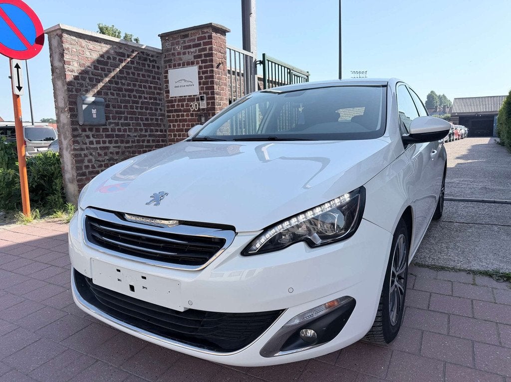 Peugeot 308 1.6 I EDITION ALLURE | AIRCO | NAVI | CRUISE, Auto's, Euro 5, Stof, Gebruikt, Zwart