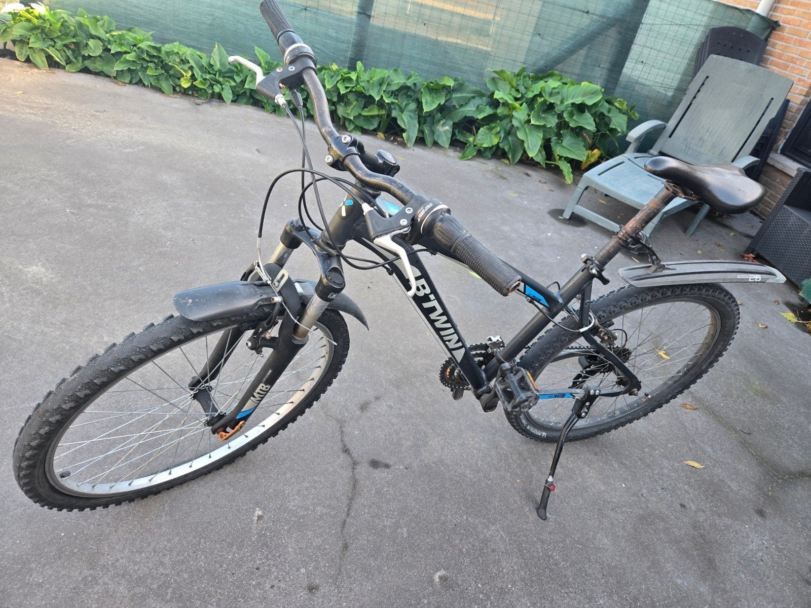 mountainbike, Ophalen