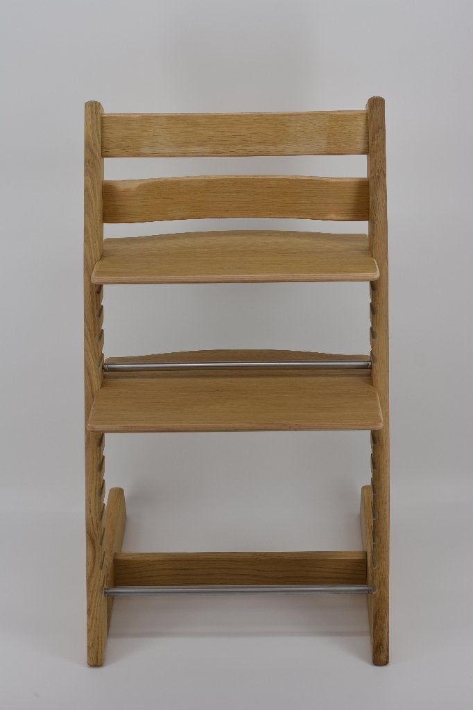 Stokke Tripp Trapp Oak Édition limitée — Chaise Tripp, Enlèvement ou Envoi, Utilisé, Chaise évolutive, Coulissant