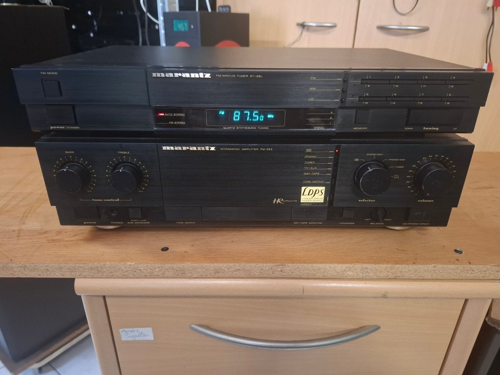 prachtige versterker en tuner Marantz  koopje, Enlèvement