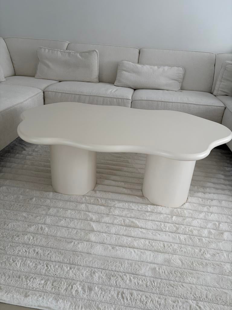 Beige salontafel, Huis en Inrichting, Ophalen, Zo goed als nieuw