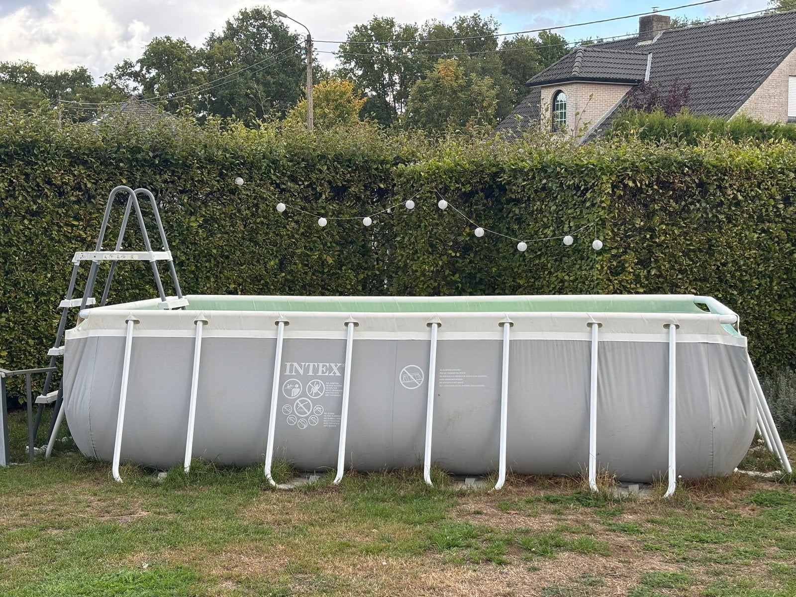 Intex zwembad 4x2m incl ladder en zandfilter, Tuin en Terras, Zwembaden, Ophalen, Gebruikt, 200 tot 300 cm, 80 tot 120 cm