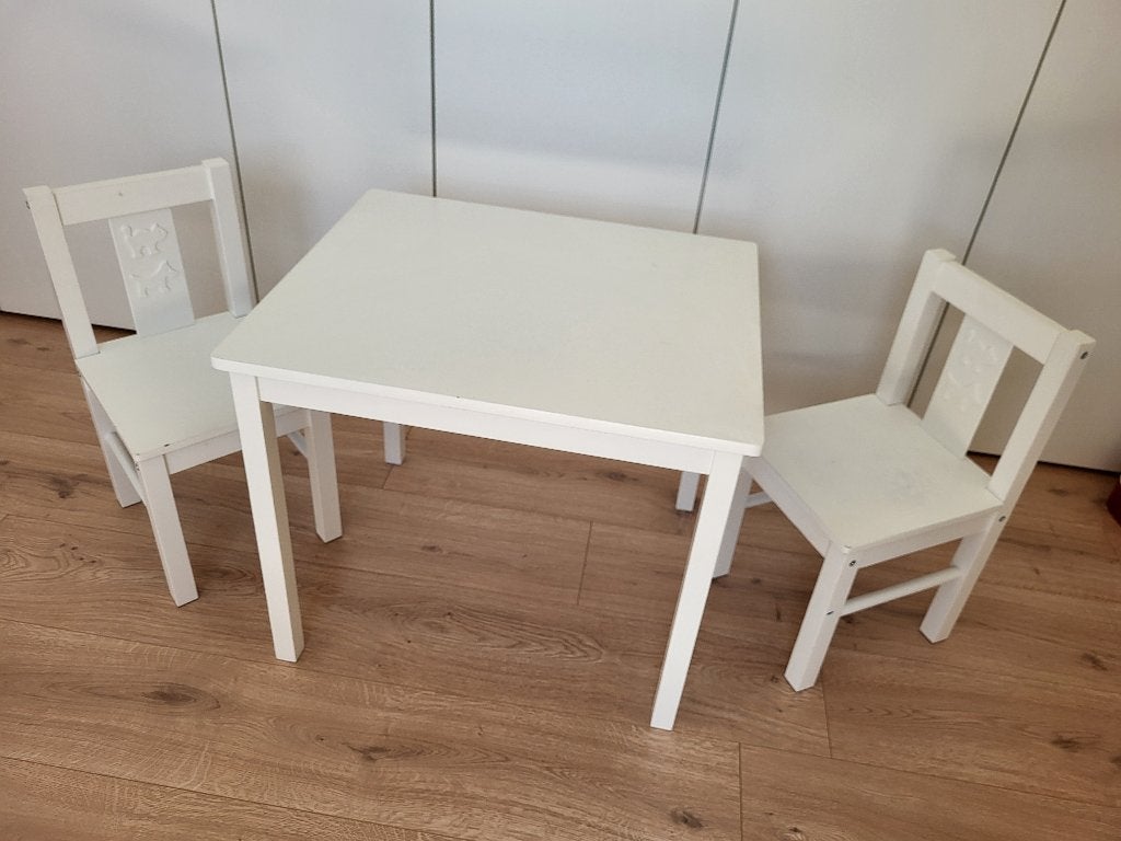 Ikea kindertafel en kinderstoelen Kritter, Enlèvement, Utilisé, Table(s) et Chaise(s)