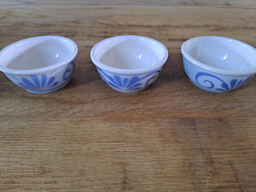 Keuls aardewerk, 3 kleine potjes, Antiek en Kunst, Ophalen of Verzenden