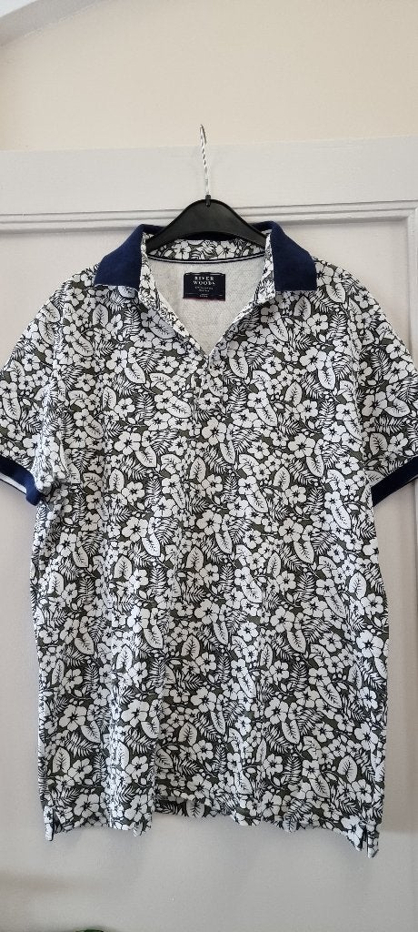 Rivers Woods polo - Maat L, Ophalen of Verzenden, Gedragen, Maat 52/54 (L), River woods