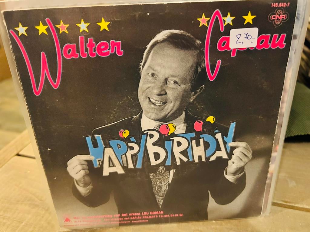 Walter Capiau : Happy Birthday, Ophalen of Verzenden, Zo goed als nieuw