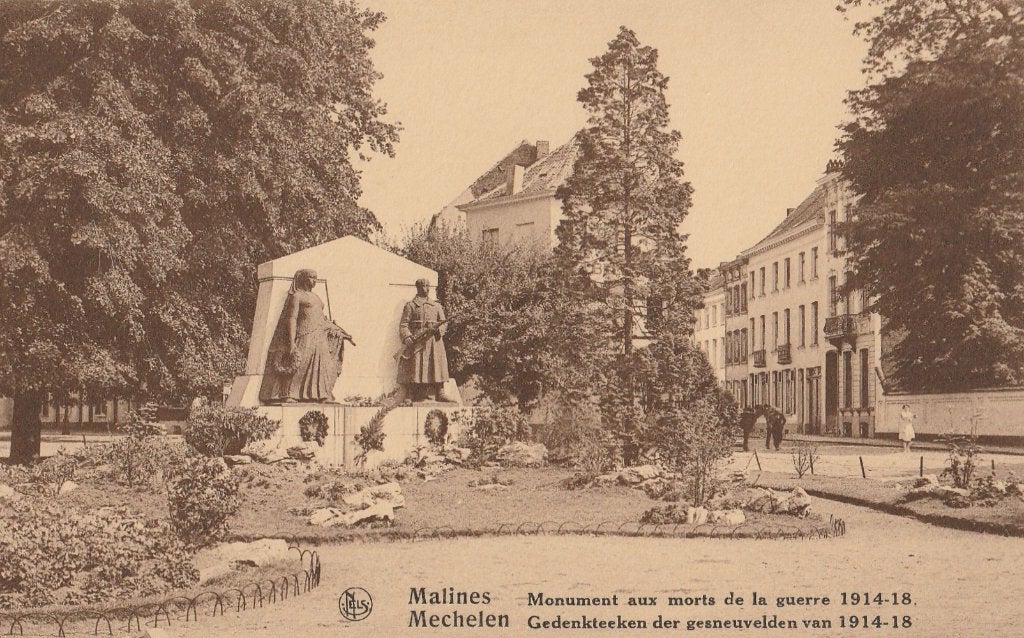 MECHELEN -  Gedenkteken Gesneuvelden 1914-18., Verzamelen, Verzenden, Ongelopen, Antwerpen