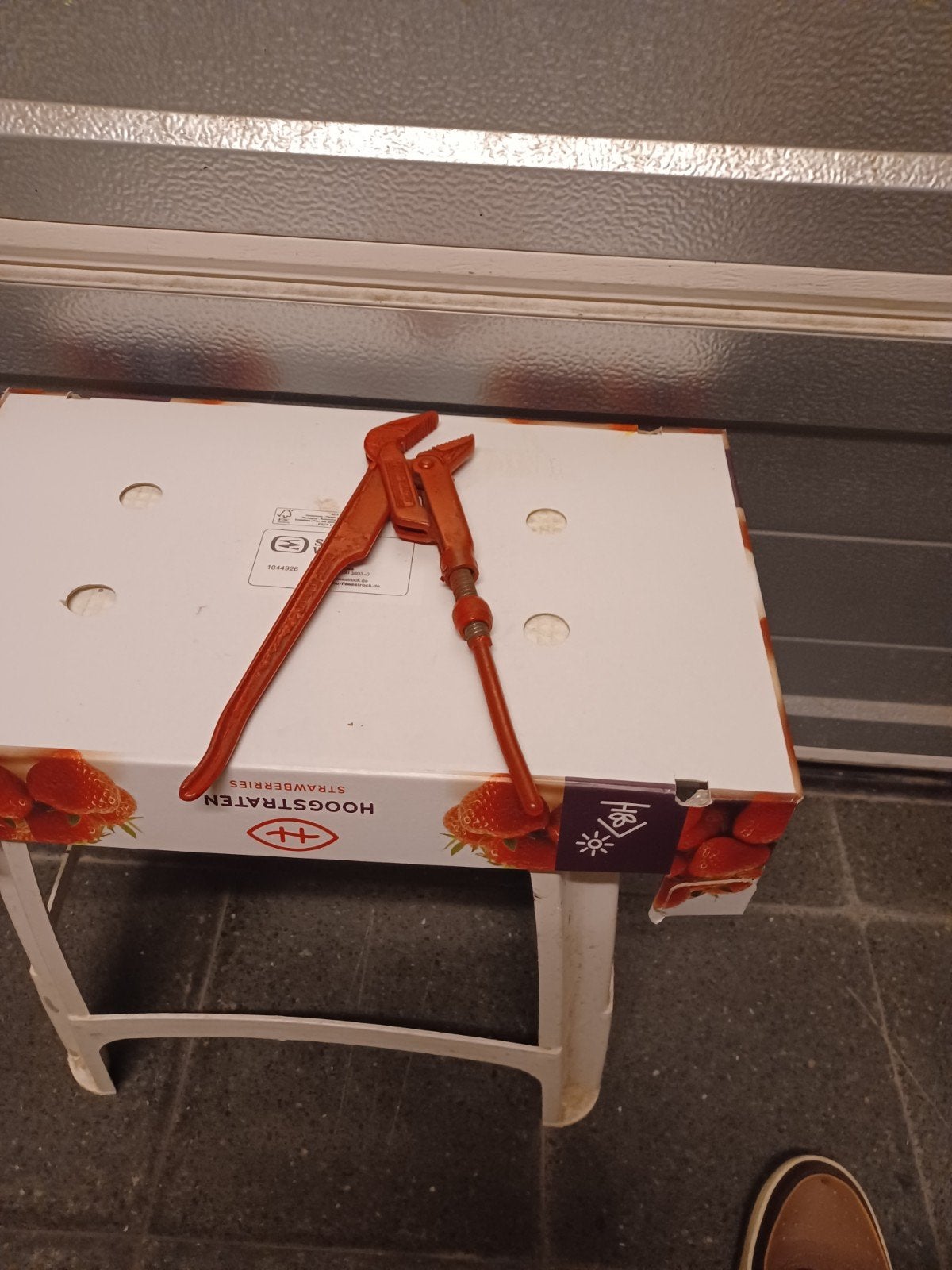 Verstelbare PIJPTANG of pomptang type Rothenberger pr5euro, Ophalen