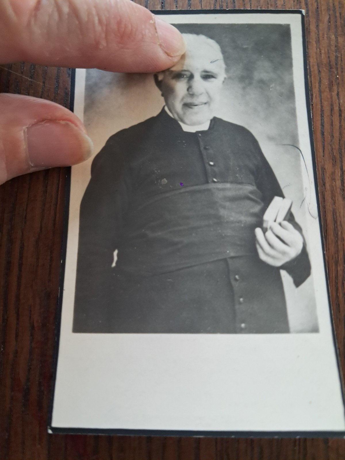 Heel oud bp, priester Boekhoute , reeds met foto, 1873-1954, Ophalen of Verzenden