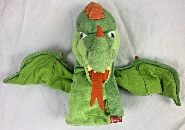 Efteling Dushi, marionnette à main en forme de dragon, en pe, Autres marques, Comme neuf, Moyen (20 à 80 cm), Efteling