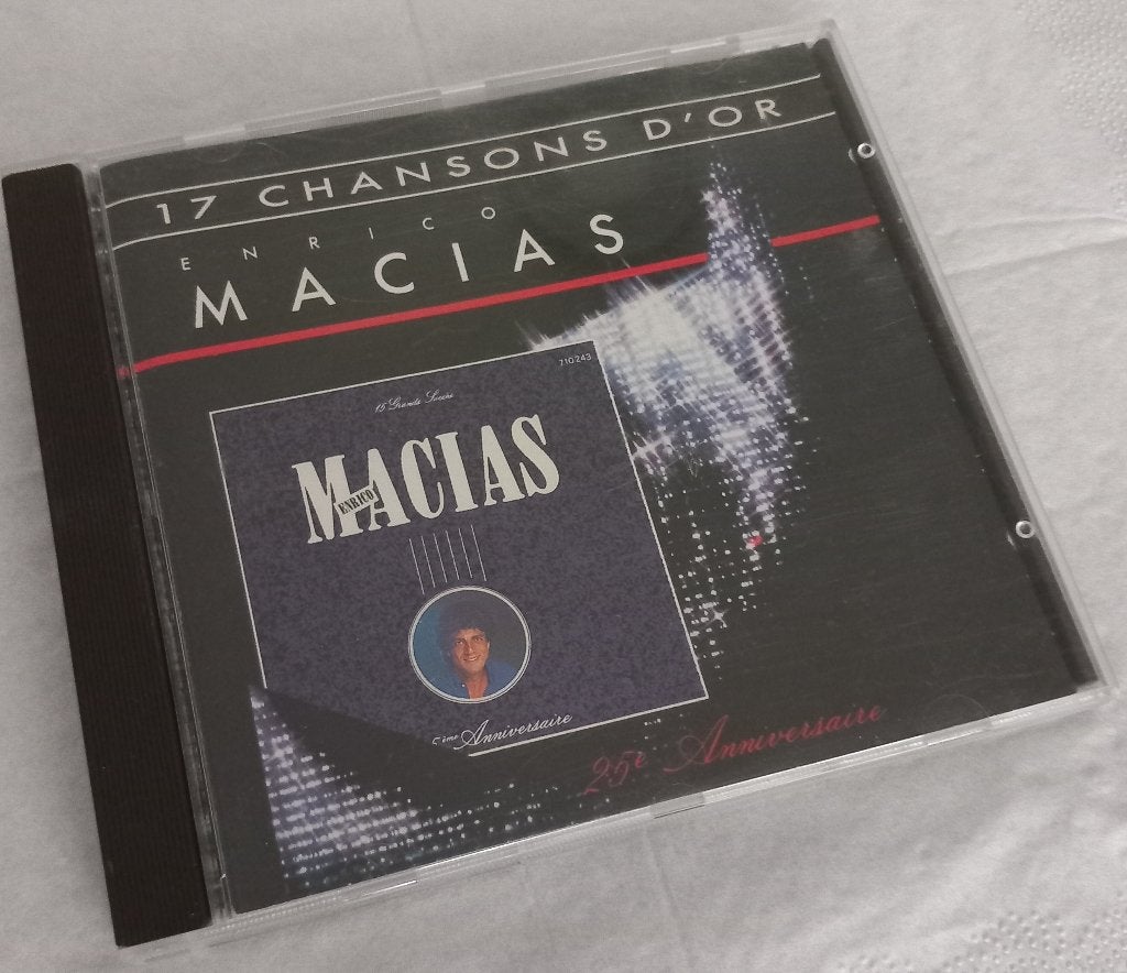 Enrico Macias - 17 chansons d'or - 1993, CD & DVD, Utilisé, Réédition, Musique du monde, Enlèvement