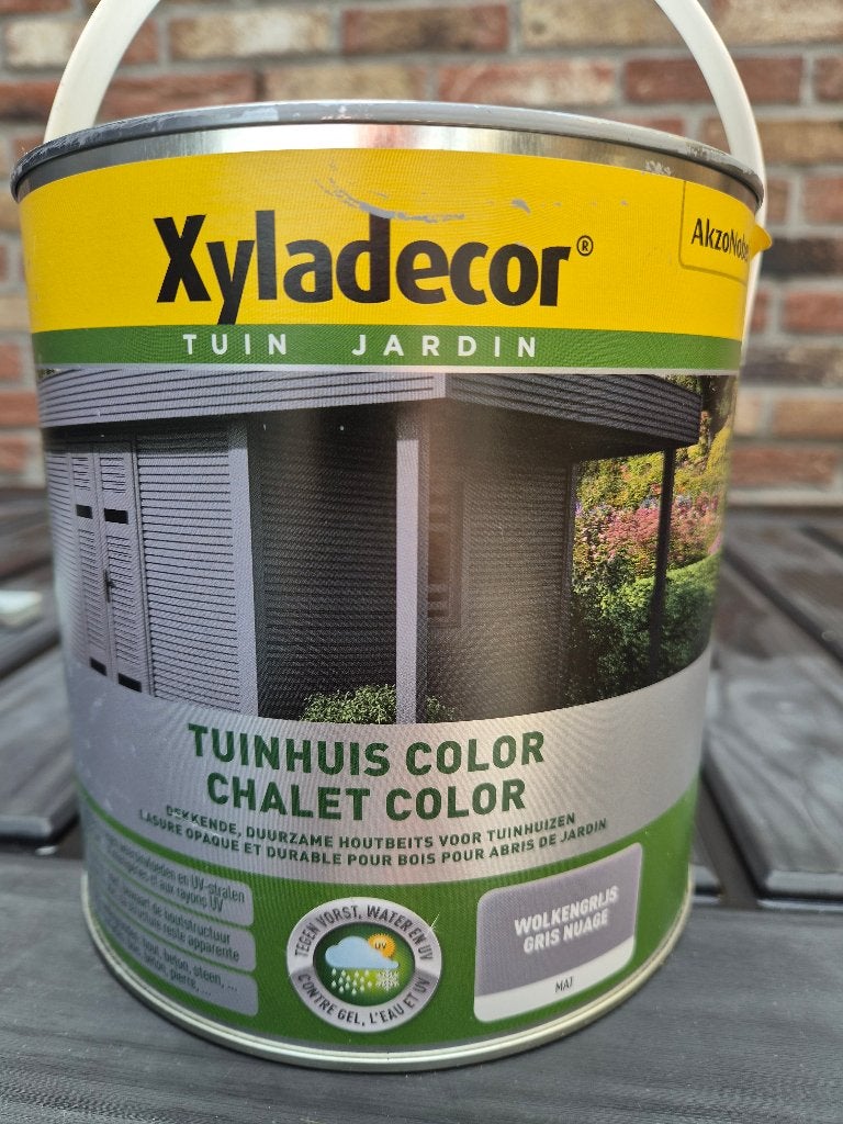 Xyladecor verf, Bricolage & Construction, Peinture, Vernis & Laque, Neuf, Moins de 5 litres, Gris, Enlèvement ou Envoi