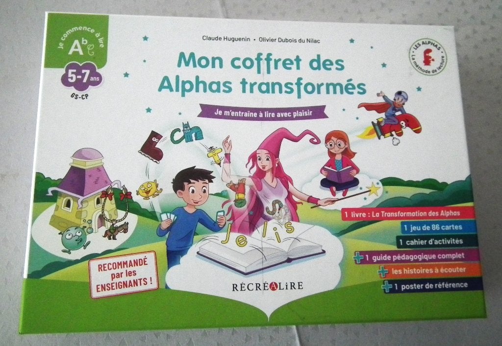 COFFRET DES ALPHAS-Méthode de lecture pour 1e et 2e primaire, Livres, Enlèvement, Comme neuf, Primaire