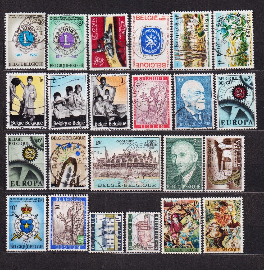 België 1967 volledig jaar gestempeld, Verzenden, Gestempeld, Gestempeld