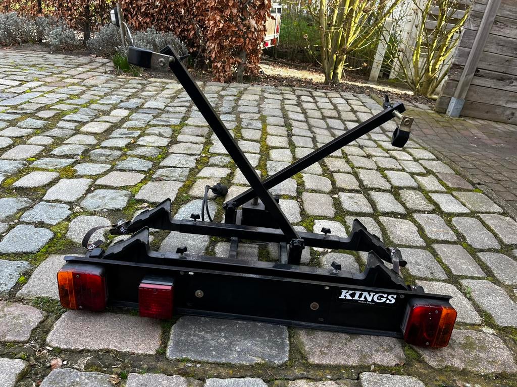 Kings fietsendrager voor 2 fietsen, Ophalen, Brede banden, Zo goed als nieuw, 2 fietsen