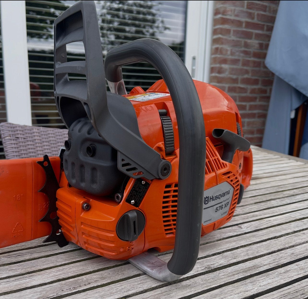 Husqvarna 576xp prof kettingzaag, Jardin & Terrasse, Outils à main, Enlèvement, Comme neuf