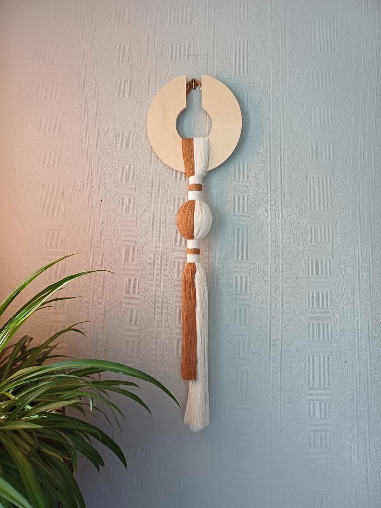Eigentijds macramé wanddecor, Huis en Inrichting, Woonaccessoires | Wanddecoraties, Ophalen of Verzenden