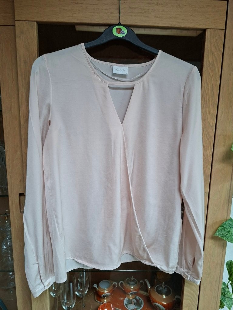 Vila : chemisier rose tendre pour femme (petit), Enlèvement ou Envoi, Rose, Taille 36 (S), Vila