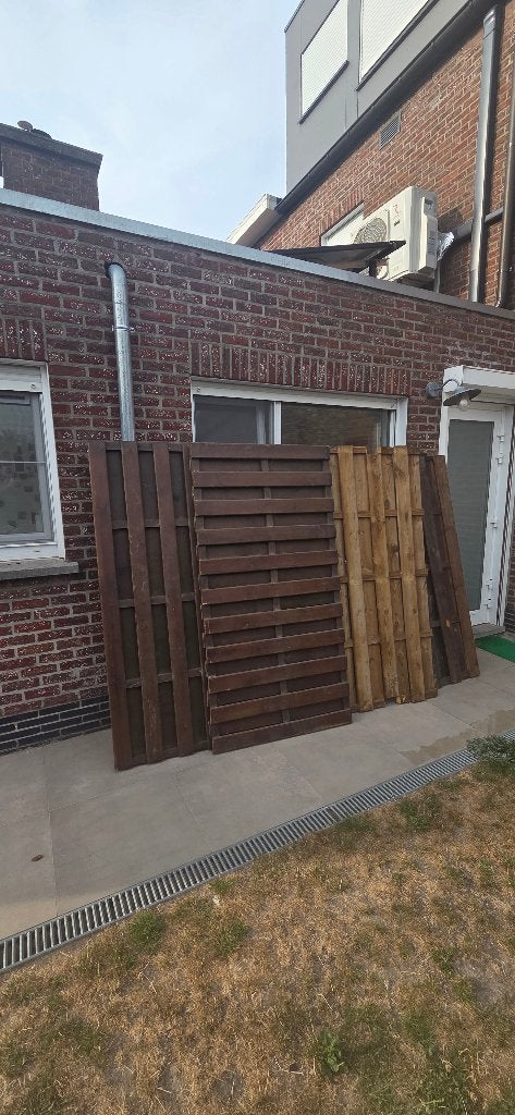 Hout panelen, Ophalen, Gebruikt