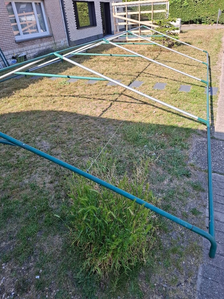 Party tent groen 8 x 5 m, Jardin & Terrasse, Tonnelles, Tente de réception, Pliable, 4 à 6 mètres, Enlèvement