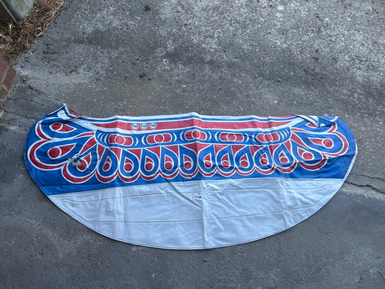 Rare ancien canoe vintage gonflable publicitaire fina, Enlèvement ou Envoi, Comme neuf