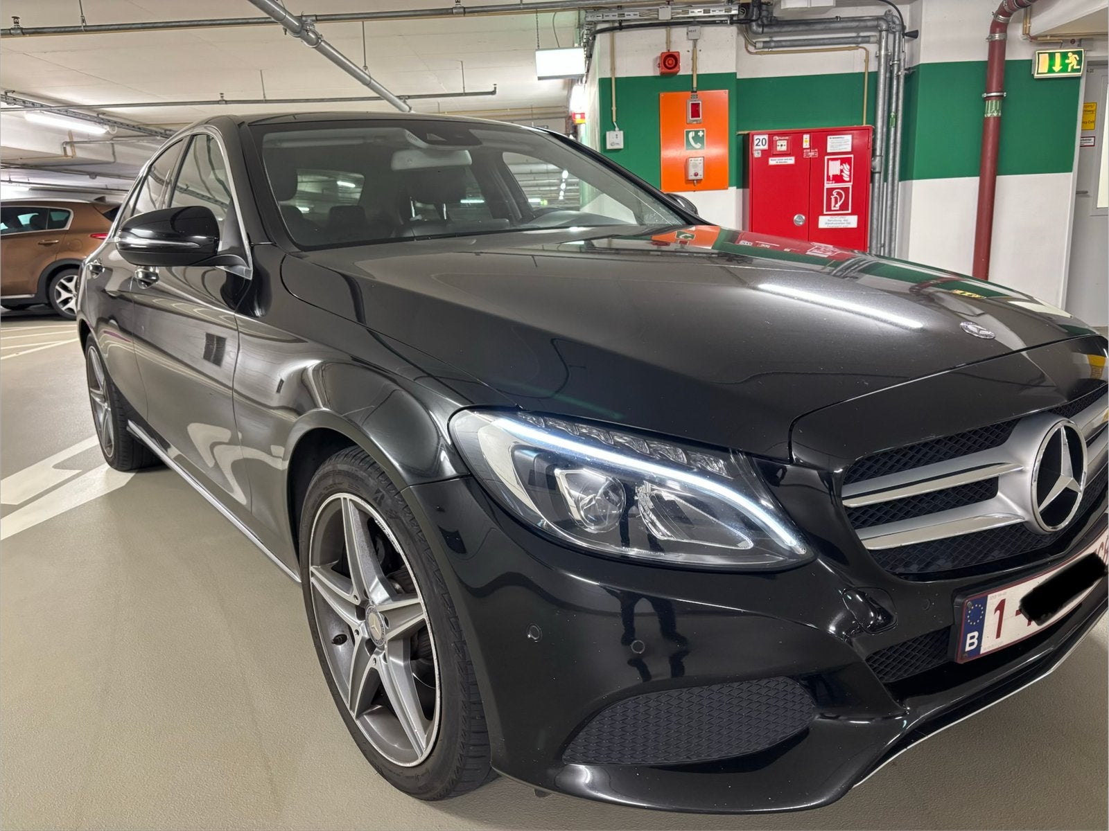 Mercedes c klasse, Automaat, Euro 6, Zwart, Particulier