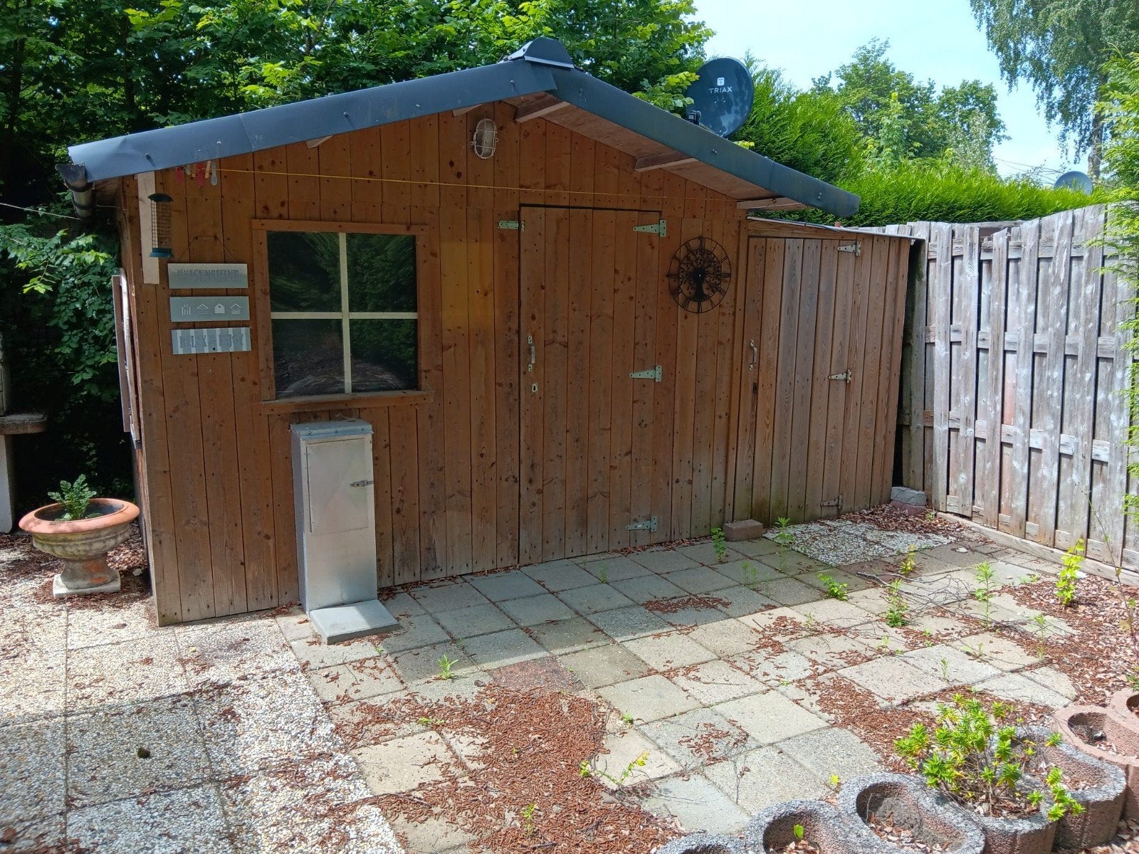 Mooi tuinhuis met schuurtje eraan, Enlèvement, Abri de jardin