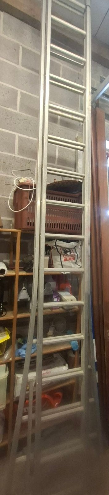 2 delig schuifladder, Doe-het-zelf en Bouw, Ophalen