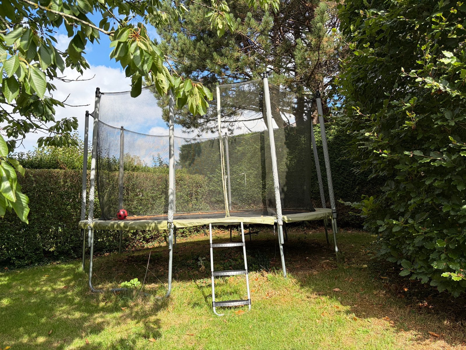 Trampoline Domyos 420 - 420 cm, Ophalen, Gebruikt