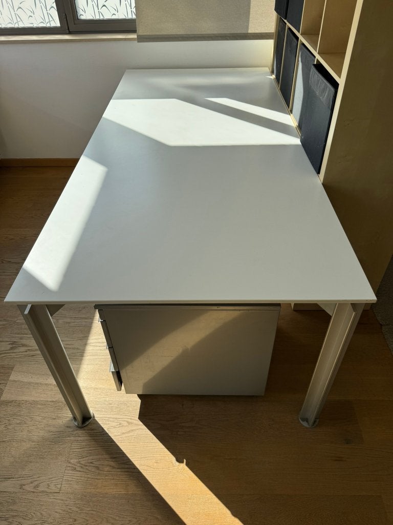 Bureau/table Bulo H2O Design — 220 x 100 H réglable (n 2), Maison & Meubles, Autres marques, 100 cm, Enlèvement, Utilisé
